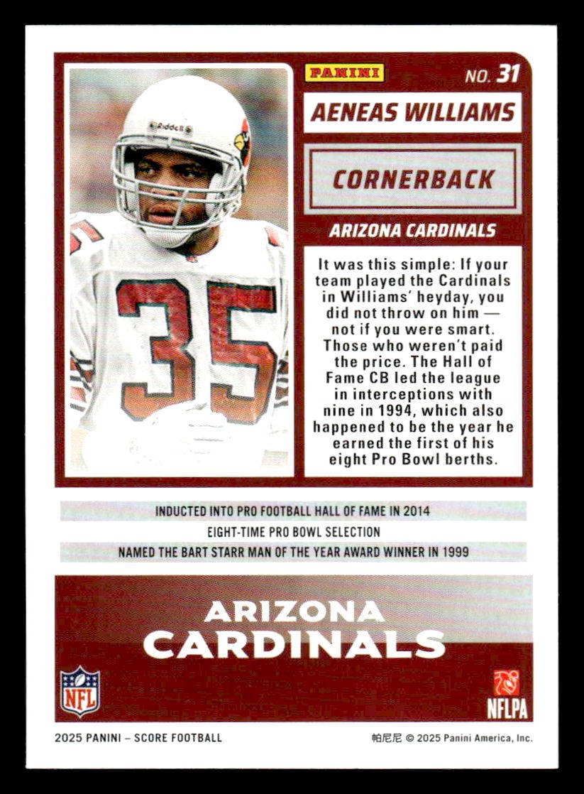 2025 Score-A-Treat #31 Aeneas Williams