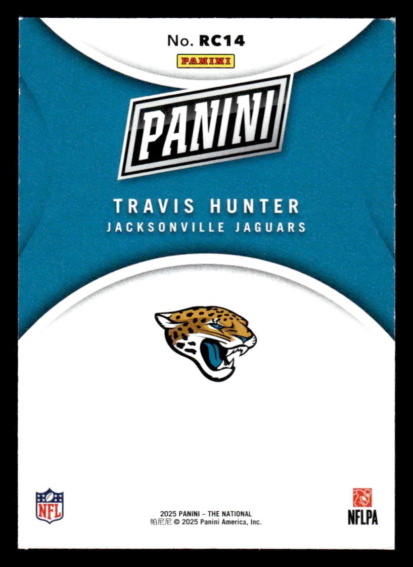 2025 Panini The National #RC14 Travis Hunter Silver Pack Foil