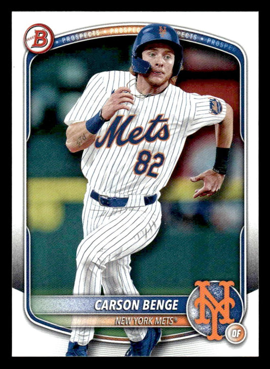 2025 Bowman #BP-108 Carson Benge Prospects