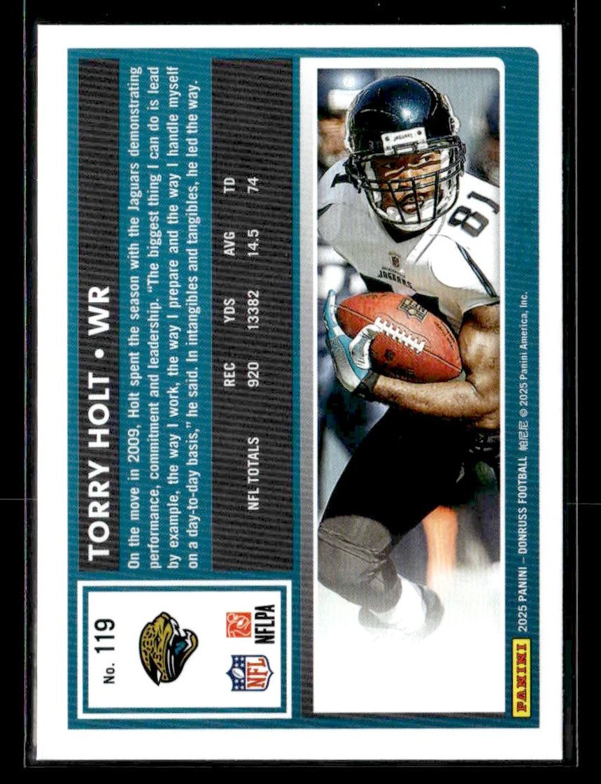 2025 Donruss #119 Torry Holt