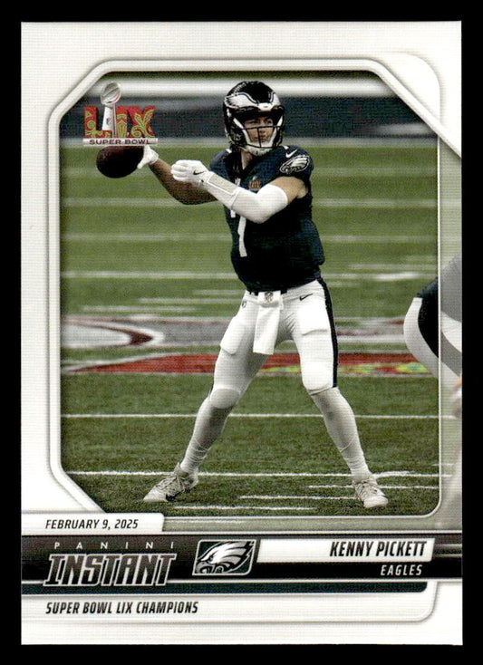 2024 Panini Instant Eagles Super Bowl LIX Champions #31 Kenny Pickett
