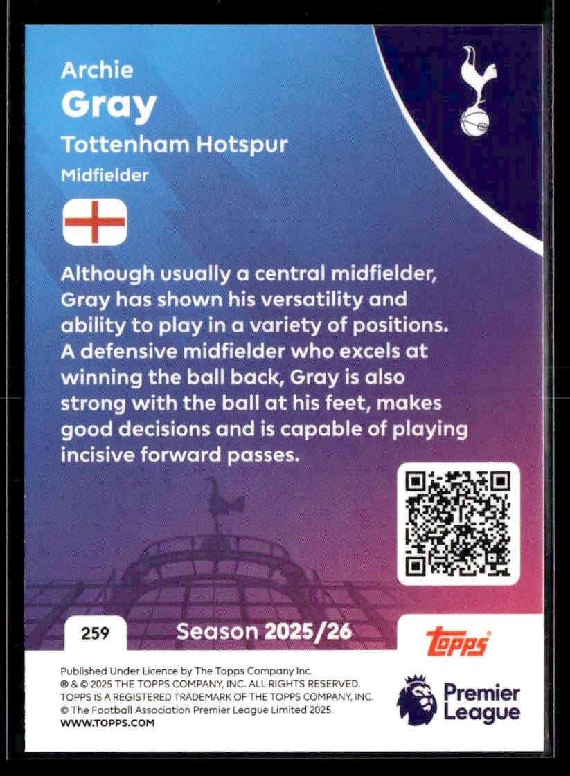 2025-26 Topps Premier League #259 Archie Gray
