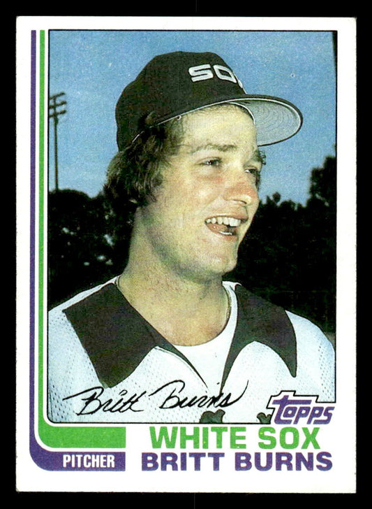 1982 Topps #44 Britt Burns