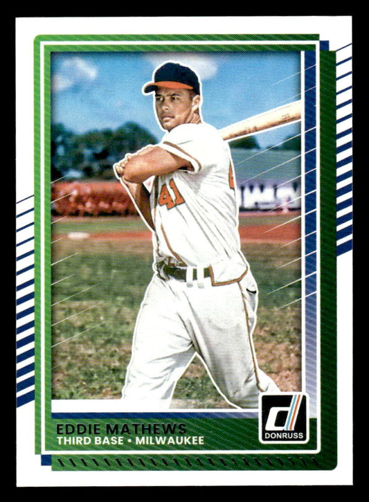 2025 Donruss #67 Eddie Mathews