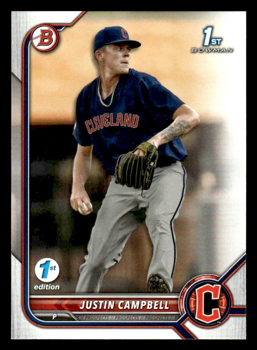 2022 Bowman Draft 1st Edition #BD-113 Justin Campbell