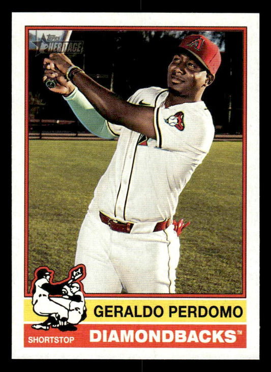 2025 Topps Heritage #157 Geraldo Perdomo
