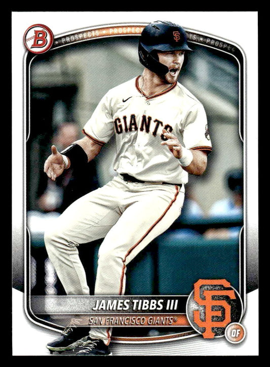 2025 Bowman #BP-39 James Tibbs III Prospects