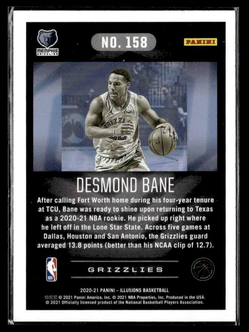 2020-21 Panini Illusions #158 Desmond Bane