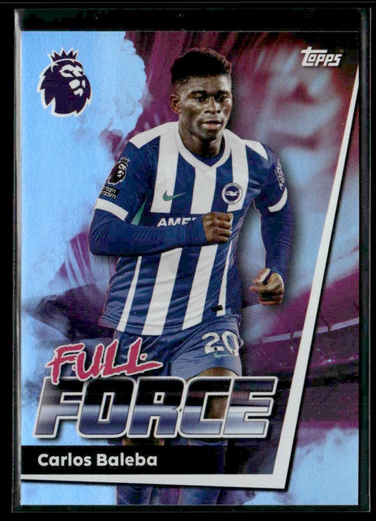 2025-26 Topps Premier League #89 Carlos Baleba Rainbow Foil