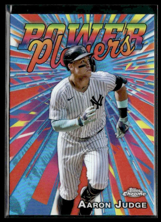 2025 Topps Chrome #PP-1 Aaron Judge Power Players