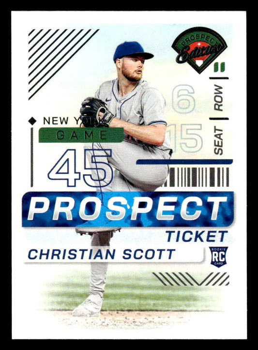 2024 Panini Prospect Edition #74 Christian Scott