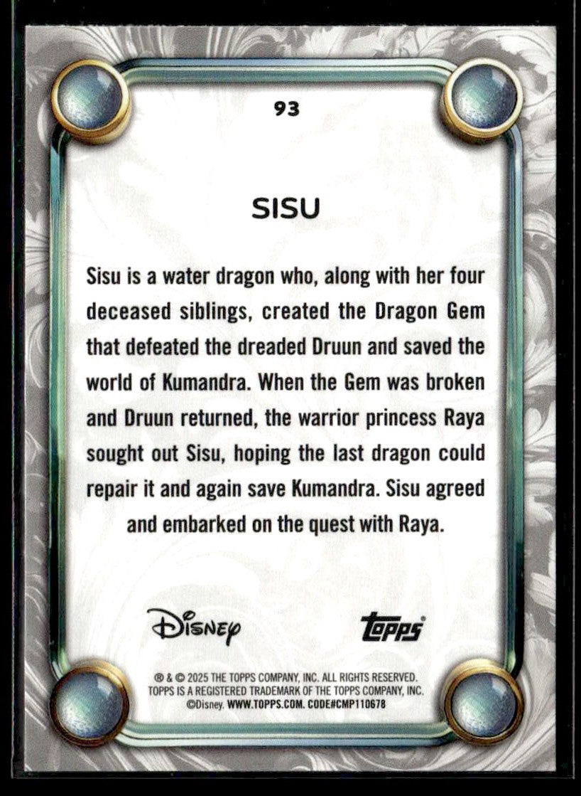 2025 Topps Disney Wonder #93 Sisu