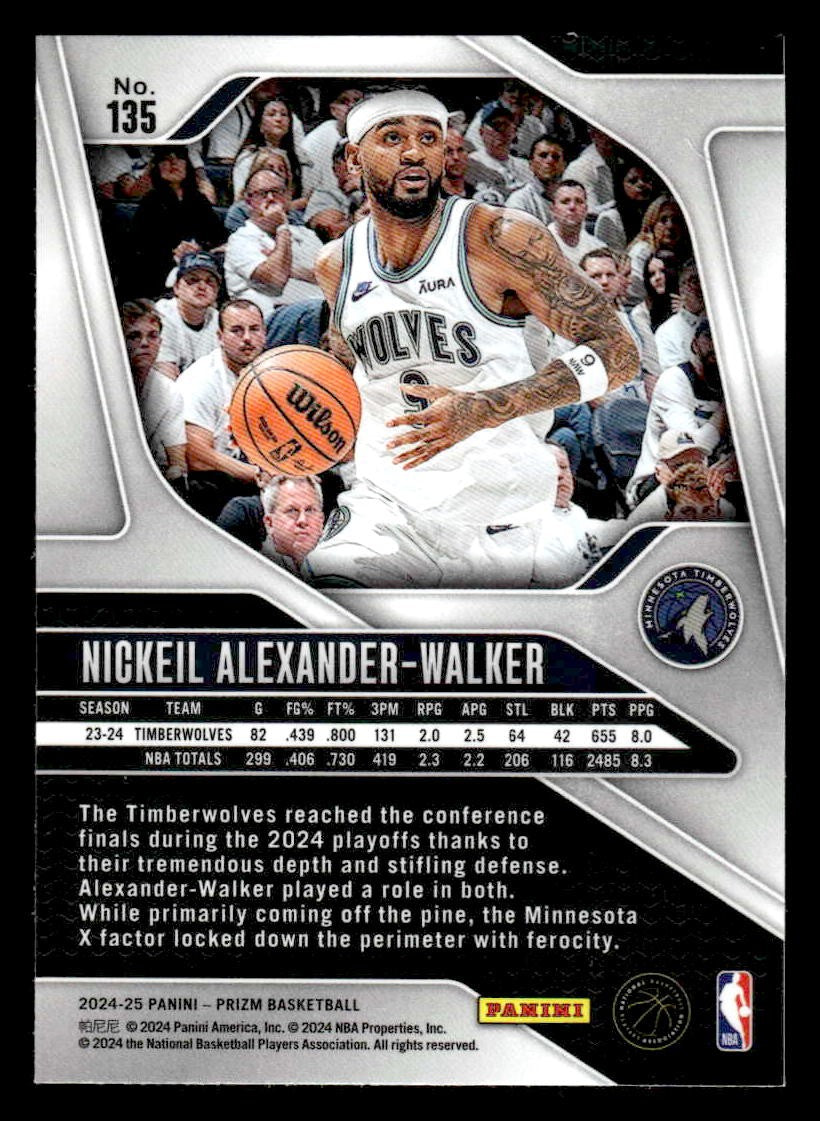 2024-25 Panini Prizm #135 Nickeil Alexander-Walker