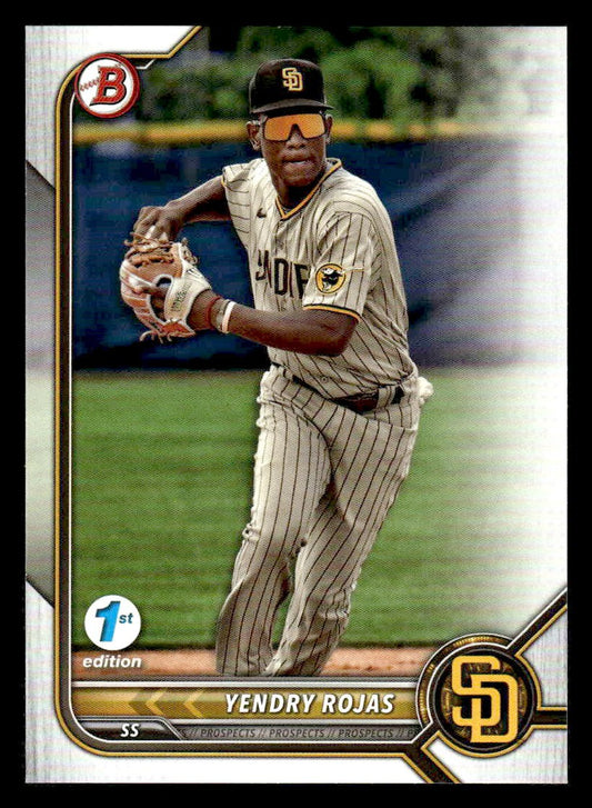2022 Bowman Draft 1st Edition #BD-2 Yendry Rojas