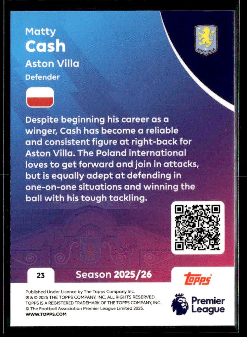 2025-26 Topps Premier League #23 Matty Cash