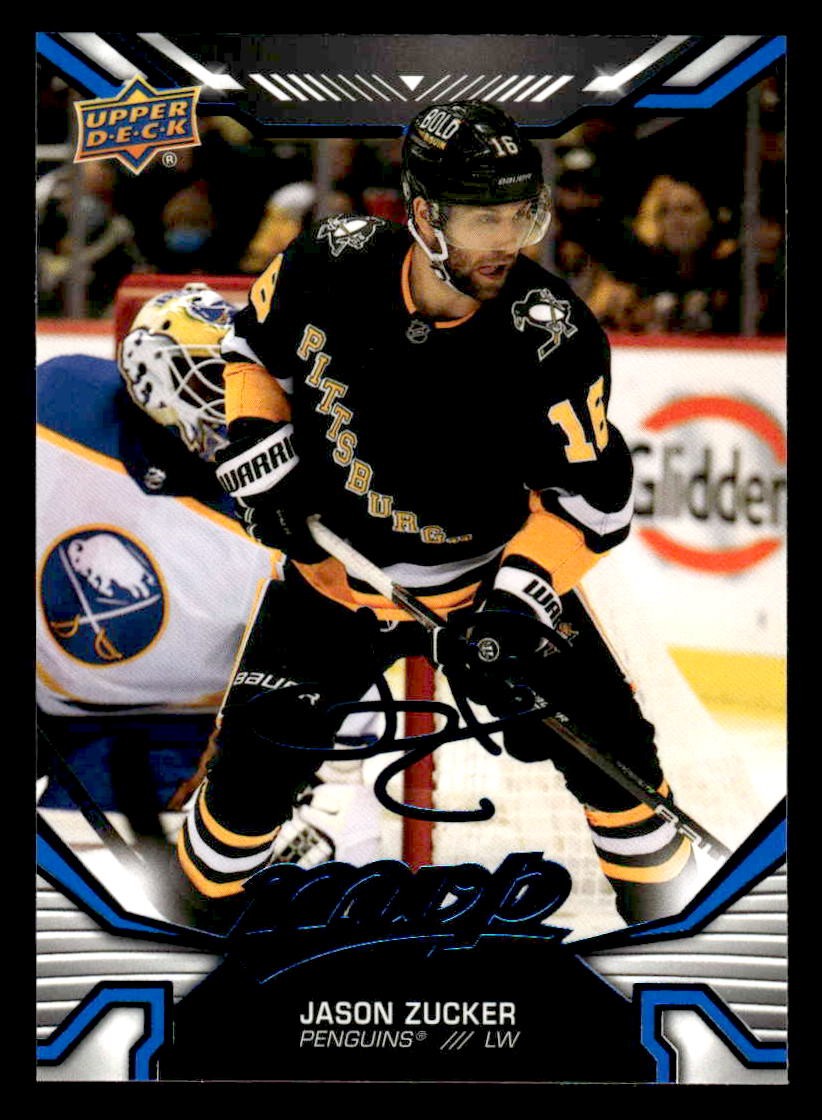 2022-23 Upper Deck MVP #210 Jason Zucker Blue Script