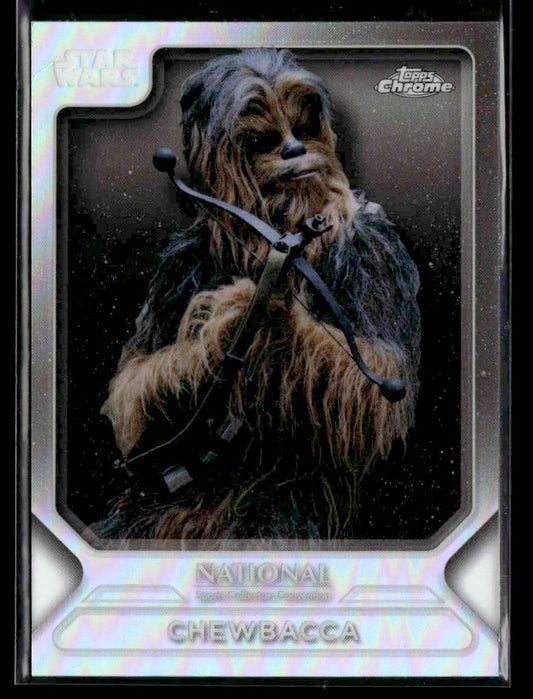 2025 Topps NSCC Exclusive #SW-6 Chewbacca Refractor