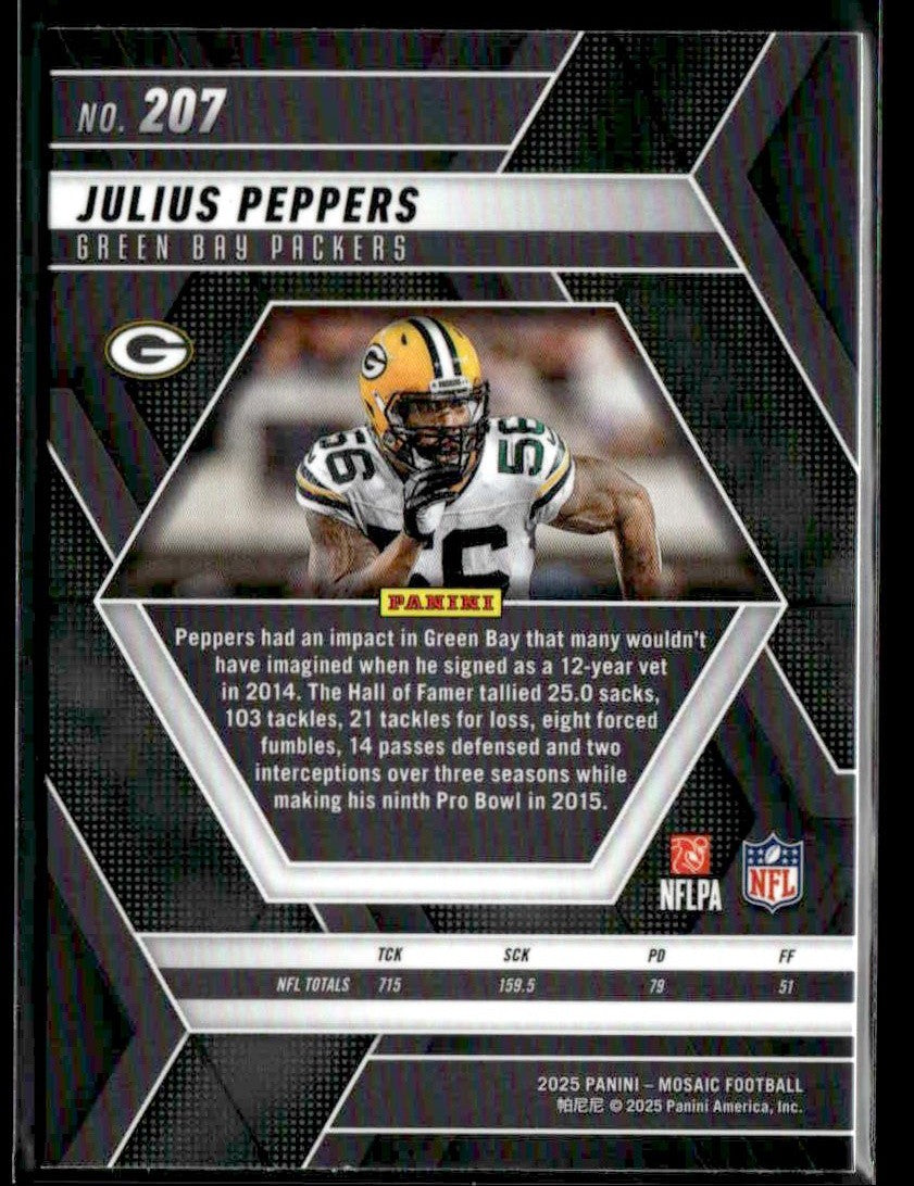 2025 Panini Mosaic #207 Julius Peppers