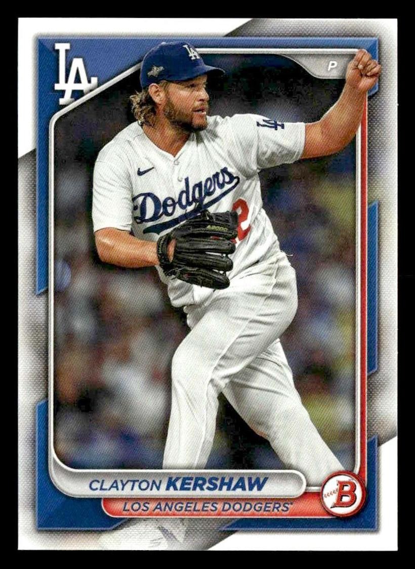 2024 Bowman #56 Clayton Kershaw