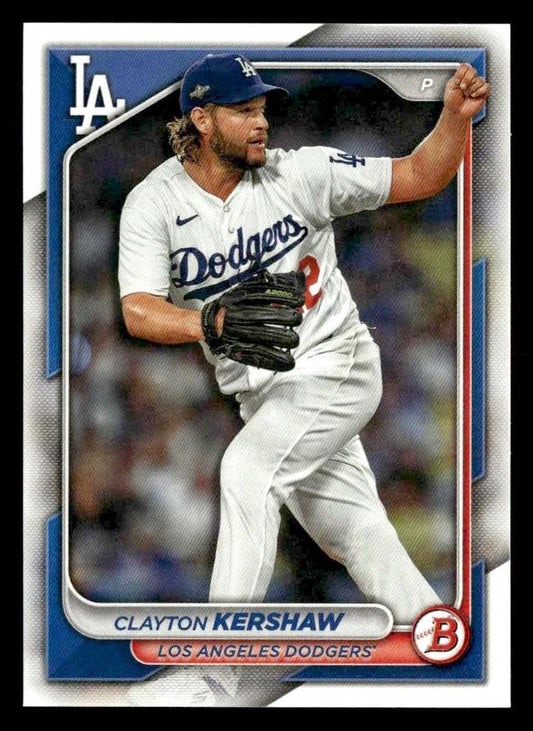 2024 Bowman #56 Clayton Kershaw