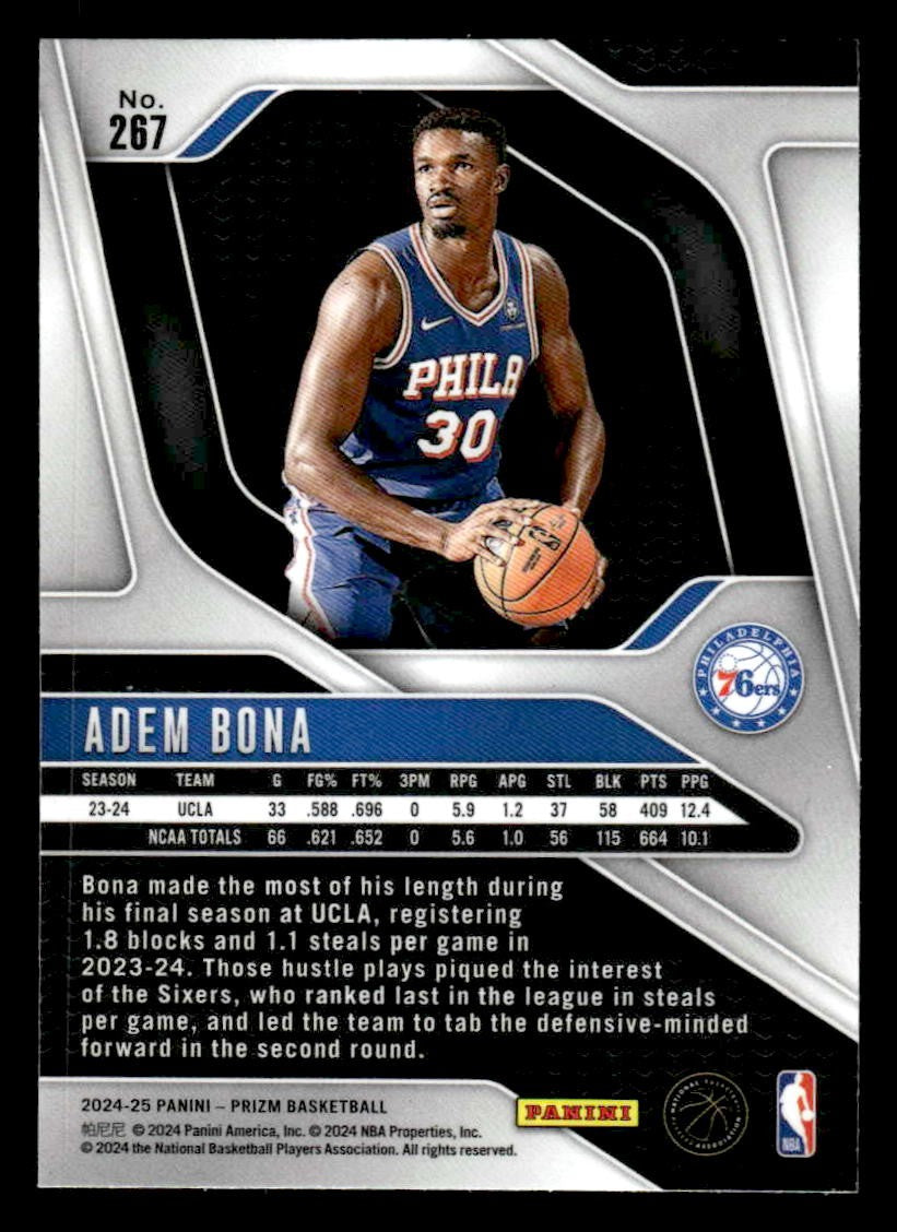 2024-25 Panini Prizm #267 Adem Bona