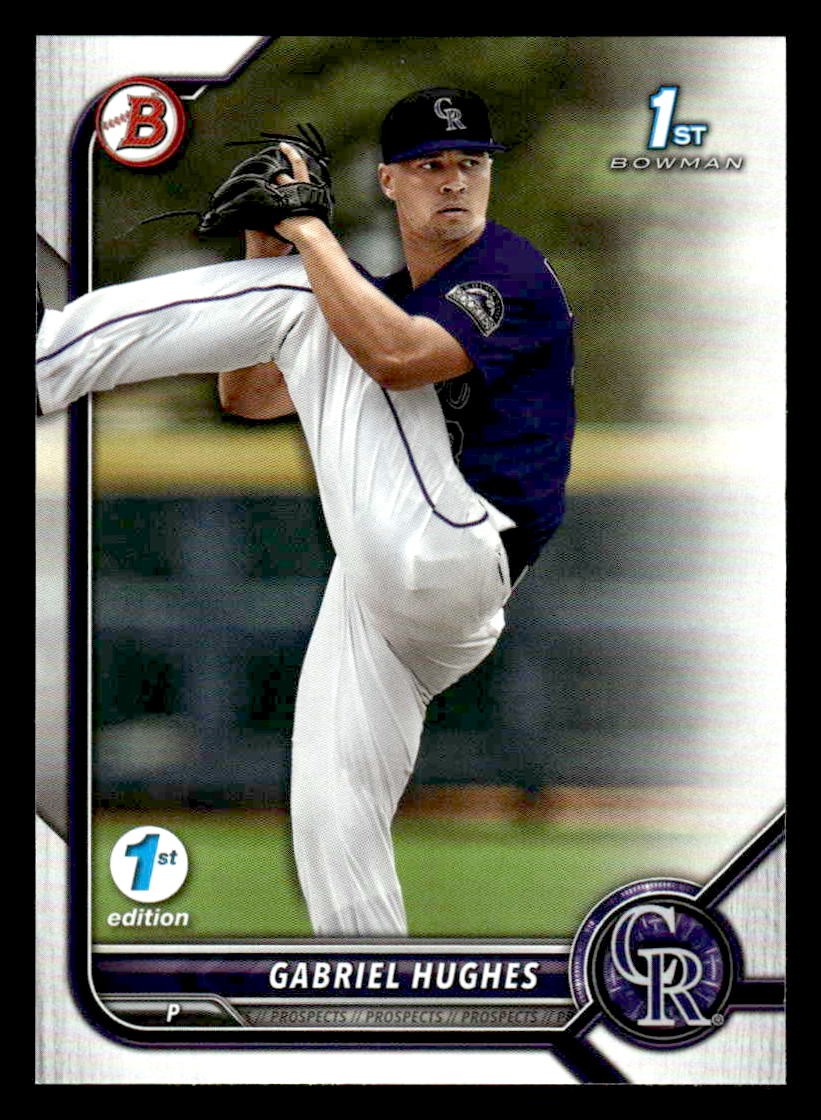 2022 Bowman Draft 1st Edition #BD-151 Gabriel Hughes