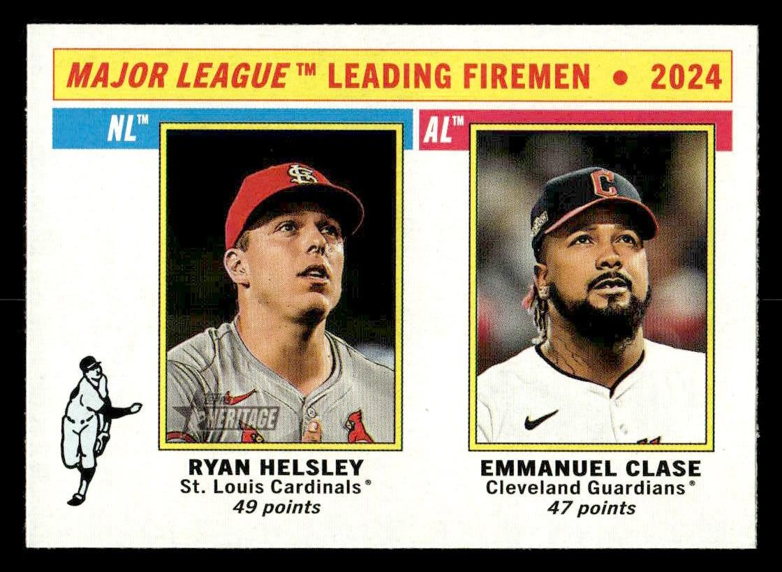 2025 Heritage #205 Leading Firemen (Emmanuel Clase / Ryan Helsley)