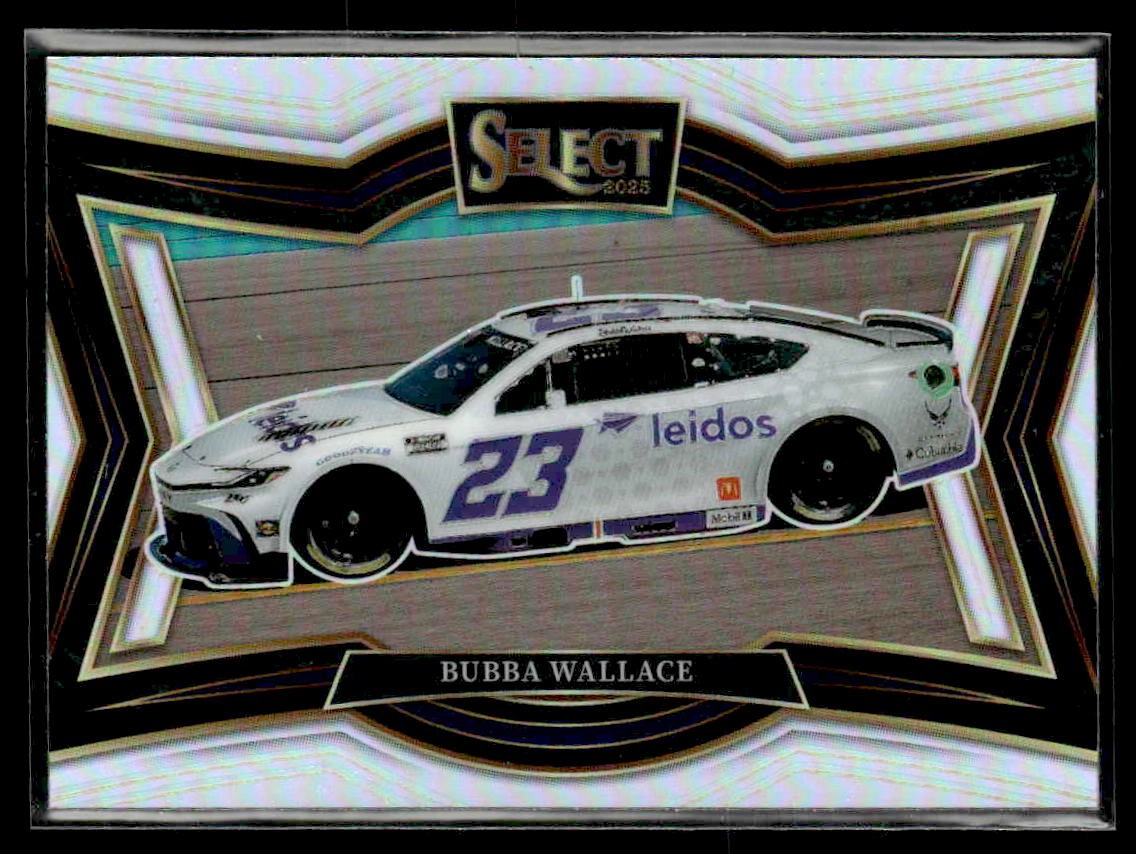 2025 Panini Select #166 Bubba Wallace Silver Prizms