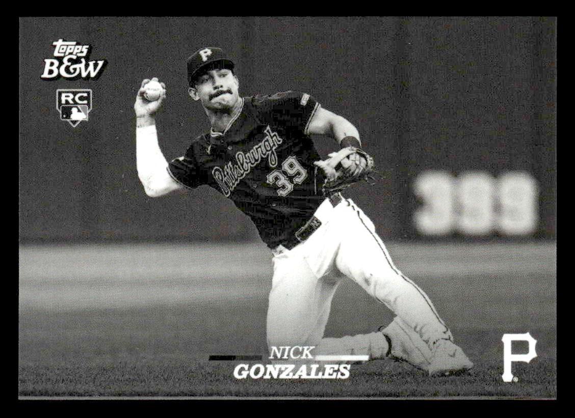 2024 Topps Black & White #38 Nick Gonzales