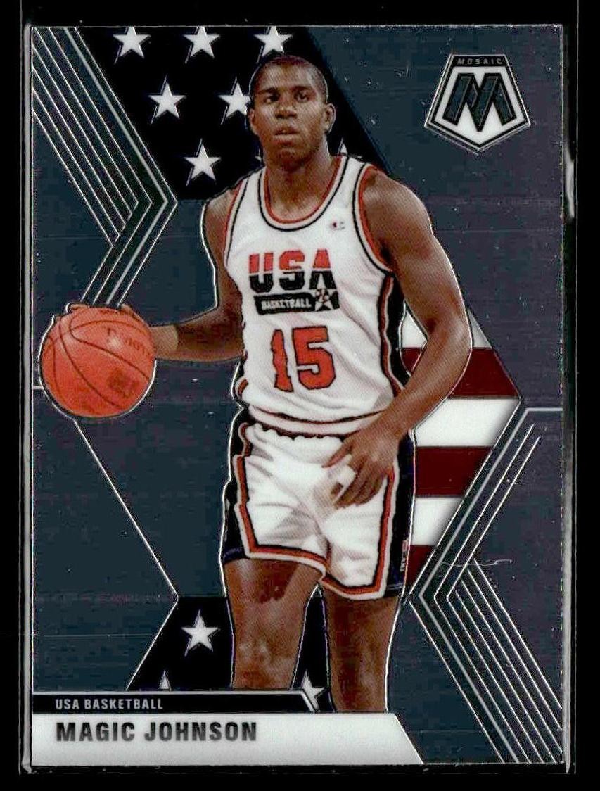 2019-20 Panini Mosaic #255 Magic Johnson