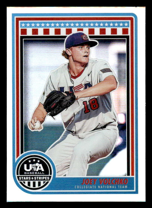2025 Panini Stars and Stripes USA Baseball #20 Joey Volchko