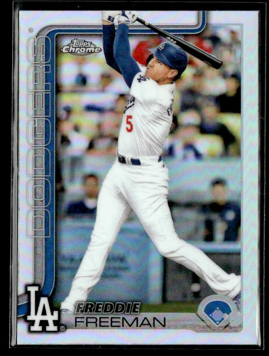 2025 Topps Chrome #23 Freddie Freeman Refractors