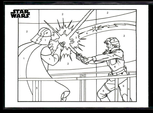 2025 Topps Chrome Star Wars #CP-19 Darth Vader vs Luke Skywalker By the Number