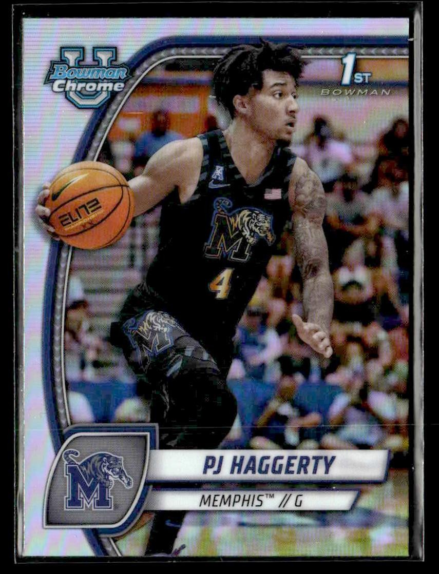 2024-25 Bowman University Chrome #59 PJ Haggerty Refractor
