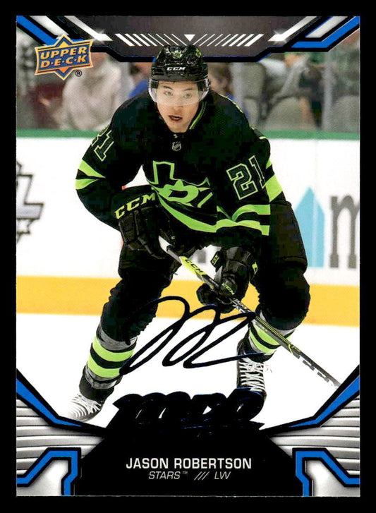 2022-23 Upper Deck MVP #50 Jason Robertson Blue Script