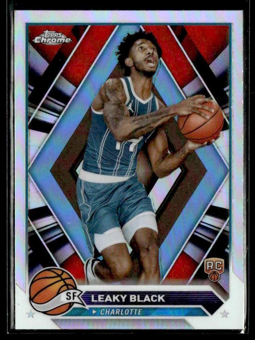 2023-24 Topps Chrome #51 Leaky Black Refractors