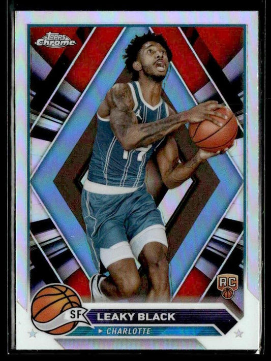 2023-24 Topps Chrome #51 Leaky Black Refractors