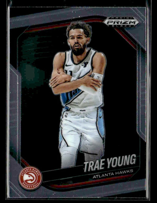 2024-25 Panini Prizm Black #141 Trae Young