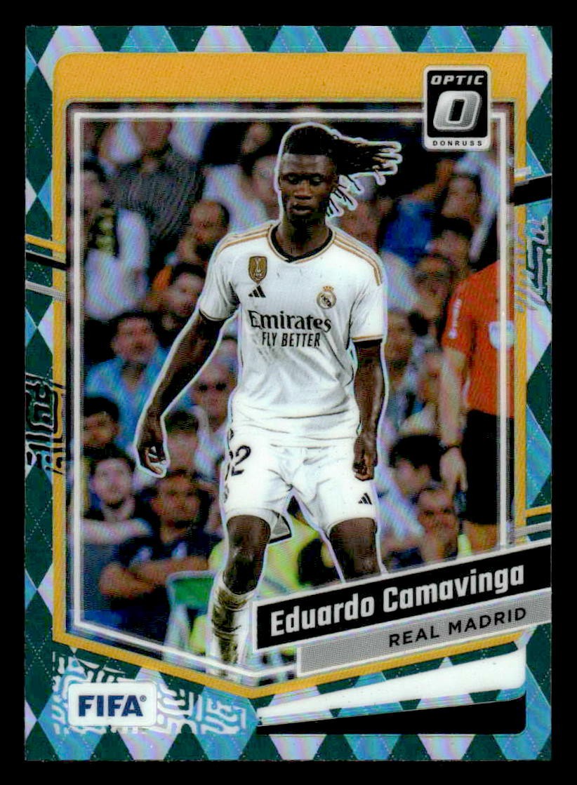 2023-24 Donruss #123 Eduardo Camavinga Optic Argyle