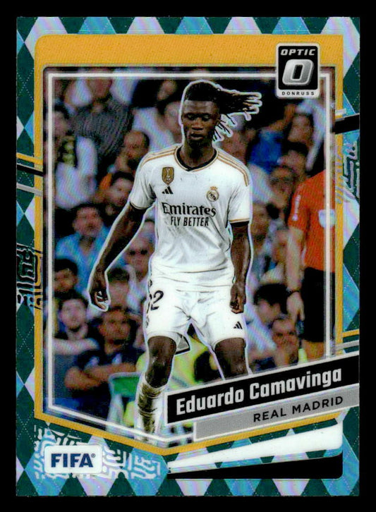 2023-24 Donruss #123 Eduardo Camavinga Optic Argyle