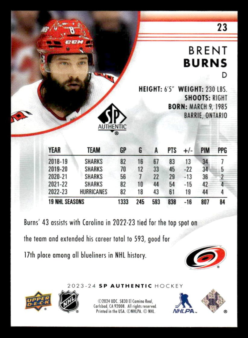 2023-24 SP #23 Brent Burns