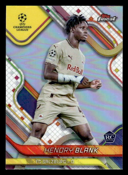 2024-25 Topps Finest UEFA Club Comp #128 Hendry Blank Refractor