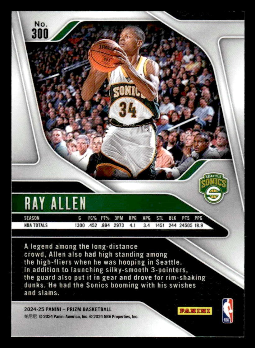 2024-25 Panini Prizm #300 Ray Allen