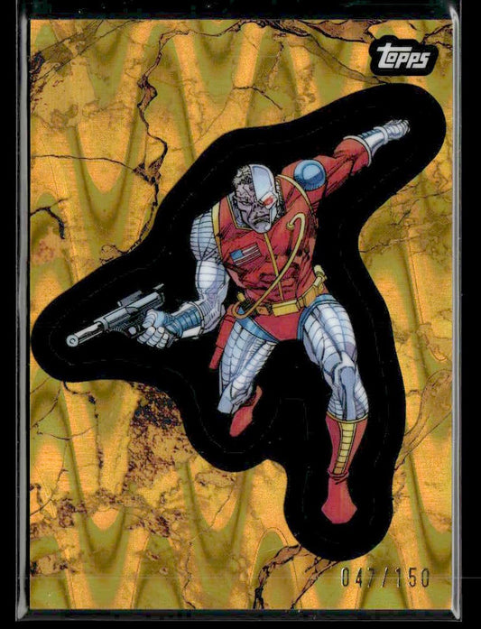 2025 Topps Marvel 1975 Golden Anniversary #114 Deathlok Gold Raywave #047/150