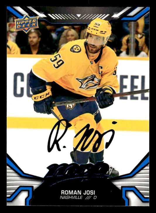 2022-23 Upper Deck MVP #56 Roman Josi Blue Script