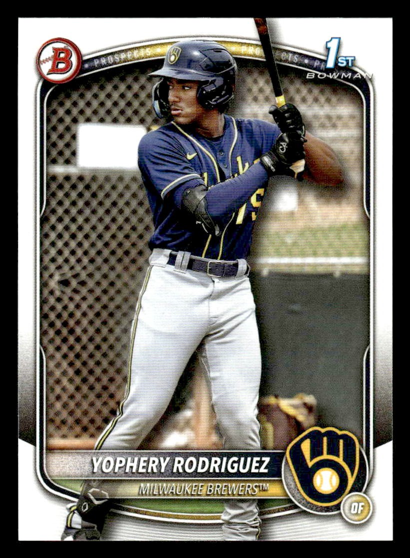 2025 Bowman #BP-36 Yophery Rodriguez Prospects