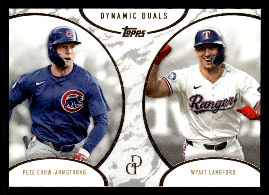 2025 Topps Dynamic Duals #3 Pete Crow-Armstrong / Wyatt Langford