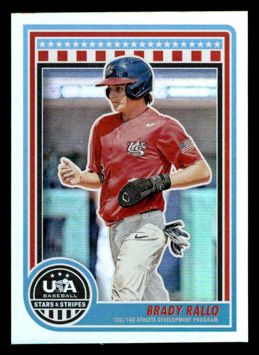 2025 Panini Stars and Stripes USA Baseball #181 Brady Rallo