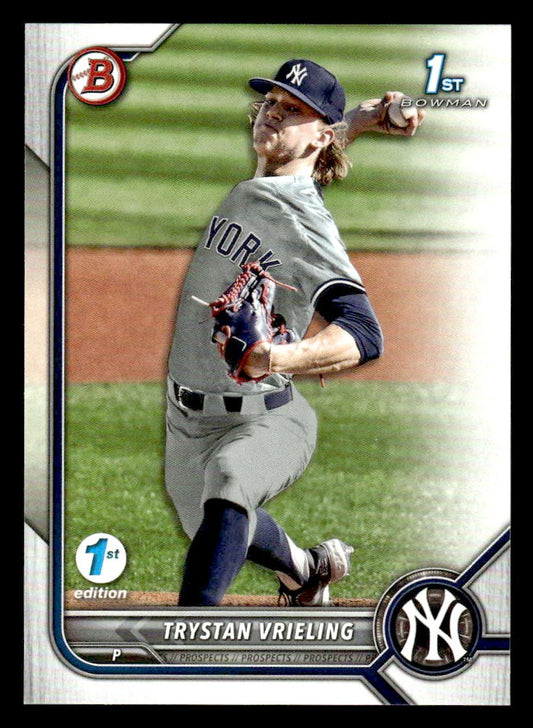 2022 Bowman Draft 1st Edition #BD-43 Trystan Vrieling