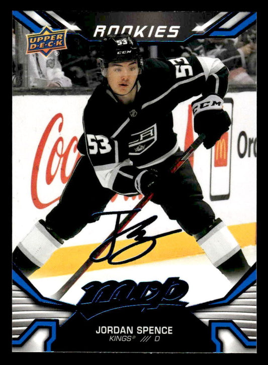 2022-23 Upper Deck MVP #249 Jordan Spence Blue Script